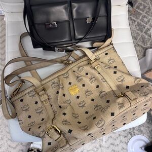 MCM Beige Monogram Tote Bag and Gucci bundle for @sbentonl